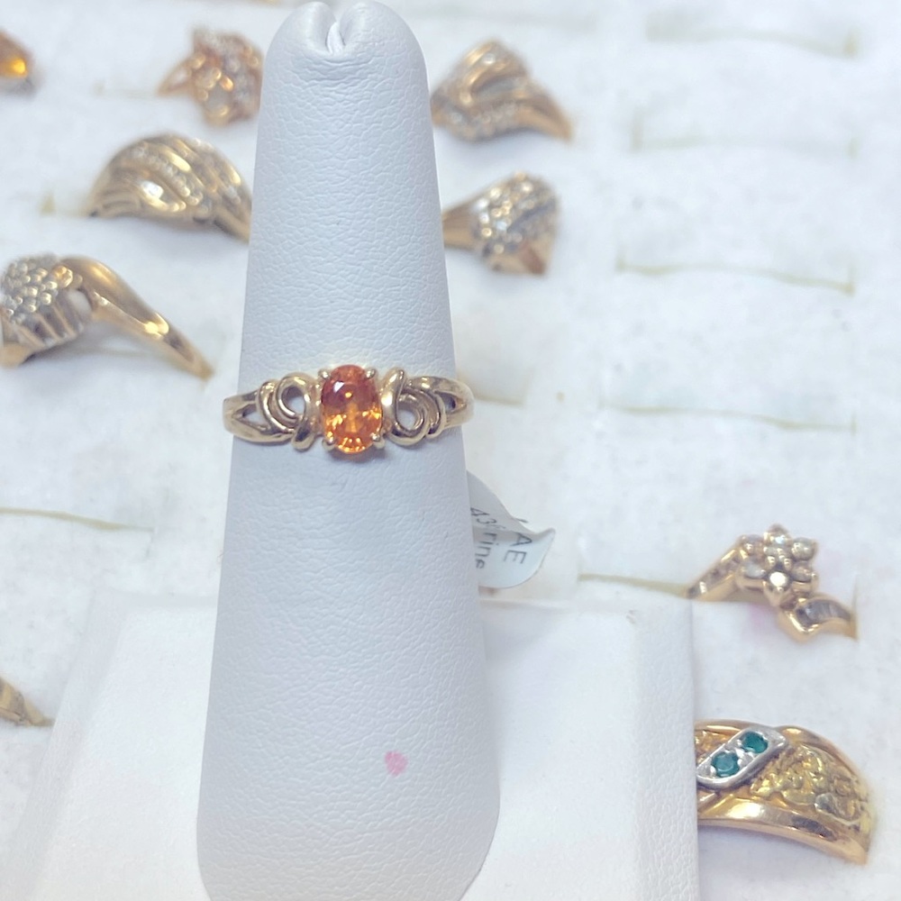 436319 10k Yg Citrine ring